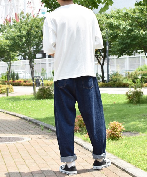 PairPair（ペアペア）の「線画カップルグラフィックT(男女兼用)（Tシャツ/カットソー・レディース・オフホワイト/モカ/ライトカーキ/スミクロ・FREE）」の12枚目の写真