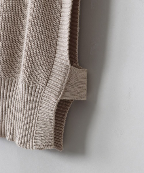 cepo（セポ）の「ニットベスト+ワンピースアンサンブル（ワンピース・レディース・ブラック/サックスブルー/ベージュ・M）」の16枚目の写真