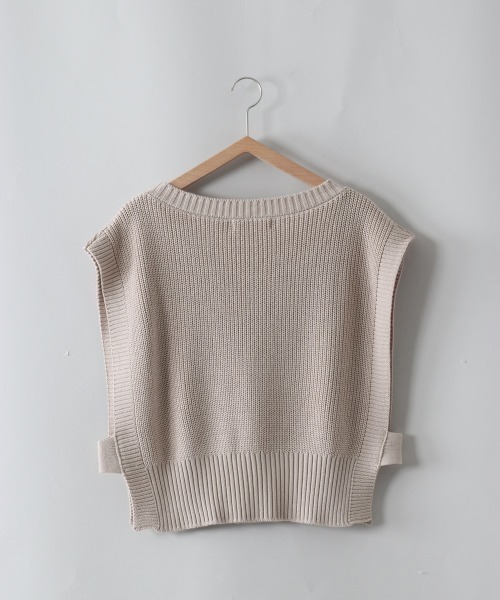 cepo（セポ）の「ニットベスト+ワンピースアンサンブル（ワンピース・レディース・ブラック/サックスブルー/ベージュ・M）」の13枚目の写真