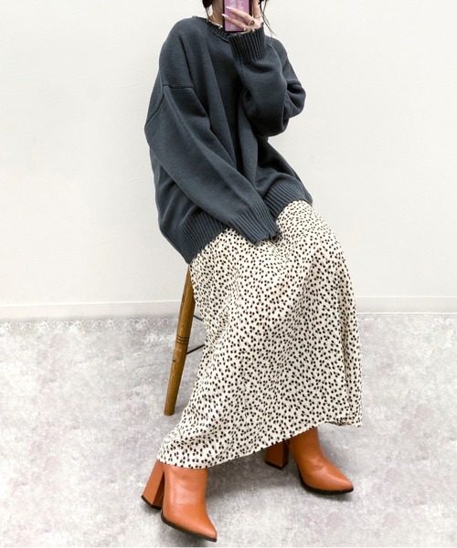 EPIMI E'PIMMY（エピミエピミー）の「【再入荷なし】小花柄アソートフレアスカート（スカート・レディース・オフホワイト/ブラック/グリーン・MEDIUM）」の7枚目の写真