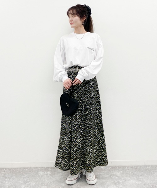 EPIMI E'PIMMY（エピミエピミー）の「【再入荷なし】小花柄アソートフレアスカート（スカート・レディース・オフホワイト/ブラック/グリーン・MEDIUM）」の19枚目の写真