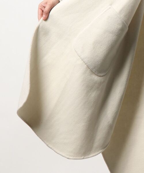 DouDou（ドゥドゥ）の「【2WAY仕様】リバーポンチョ（その他アウター・レディース・ベージュ/グレイッシュベージュ・FREE）」の4枚目の写真