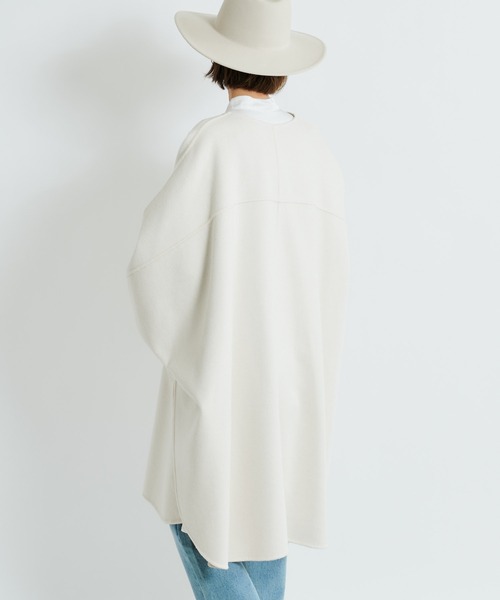 DouDou（ドゥドゥ）の「【2WAY仕様】リバーポンチョ（その他アウター・レディース・ベージュ/グレイッシュベージュ・FREE）」の16枚目の写真