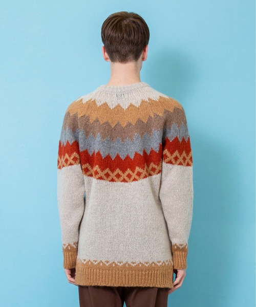 FACTOTUM（ファクトタム）の「【FACTOTUM】ノルディック柄モヘアニット