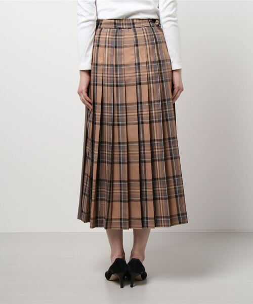 Te chichi（テチチ）の「チェック巻きプリーツスカート（スカート