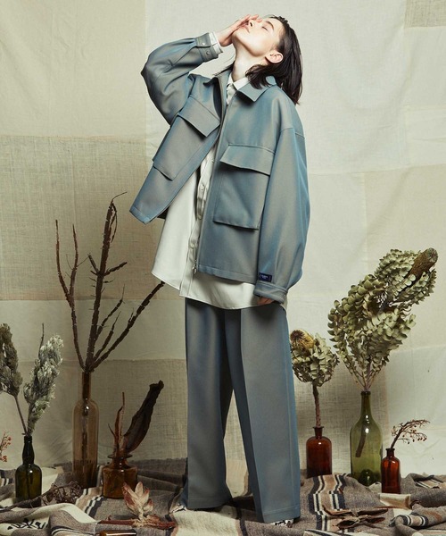 MAISON SPECIAL(メゾンスペシャル)の「《ユニセックスアイテム》ロイヤルレザープライムオーバーシャツ 【MAISON SPECIAL/メゾンスペシャル】(シャツ/ブラウス・メンズ・ブラック/アイボリー・1/2/0)」の12枚目の写真