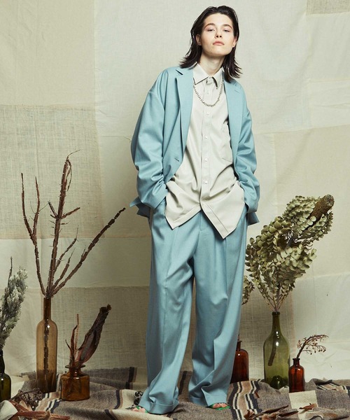 MAISON SPECIAL(メゾンスペシャル)の「《ユニセックスアイテム》ロイヤルレザープライムオーバーシャツ 【MAISON SPECIAL/メゾンスペシャル】(シャツ/ブラウス・メンズ・ブラック/アイボリー・1/2/0)」の13枚目の写真