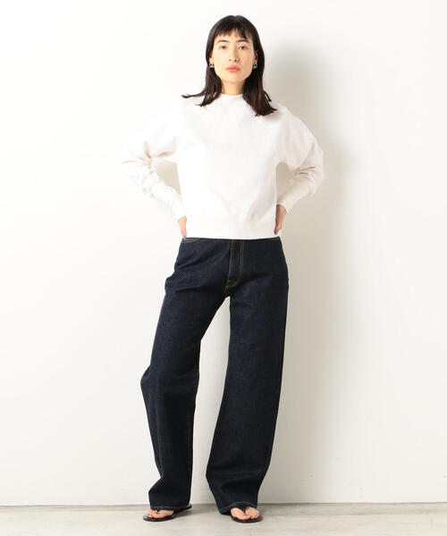 EDITION（エディション）の「COTTON NEP JERSEY コットンネッププルオーバー（スウェット・レディース・ホワイト/ピンク・FREE）」の8枚目の写真