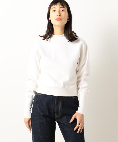EDITION（エディション）の「COTTON NEP JERSEY コットンネッププルオーバー（スウェット・レディース・ホワイト/ピンク・FREE）」の14枚目の写真