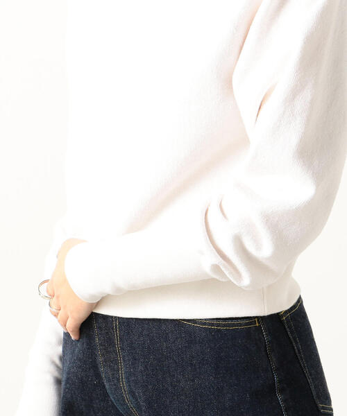 EDITION（エディション）の「COTTON NEP JERSEY コットンネッププルオーバー（スウェット・レディース・ホワイト/ピンク・FREE）」の7枚目の写真