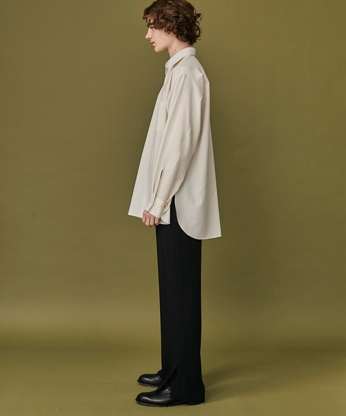 STUDIOUS（ステュディオス）の「【marka/MARKAWARE】EX.COMFORT FIT SHIRT（シャツ/ブラウス・メンズ・アイボリー・1/2）」の6枚目の写真