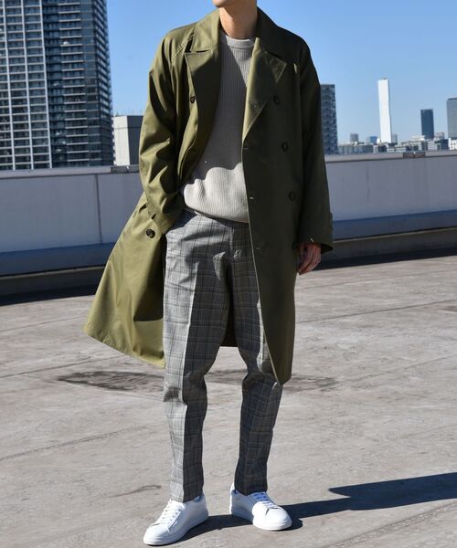 SHIPS（シップス）の「【WEB限定】SHIPS: 耐久撥水 コットン トレンチコート（トレンチコート・メンズ・ベージュ/ブラック/オリーブ・LARGE/MEDIUM/SMALL/X-LARGE）」の11枚目の写真