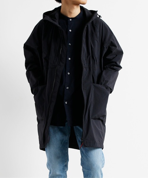 And A（アンドエー）の「GRAMICCI グラミチ / PACKABLE BIG MOUNTAIN COAT パッカブルビッグマウンテンモッズコート / 2058-KNJ（モッズコート・メンズ・ブラック/ベージュ/オリーブ・MEDIUM/LARGE/X-LARGE/SMALL）」の2枚目の写真