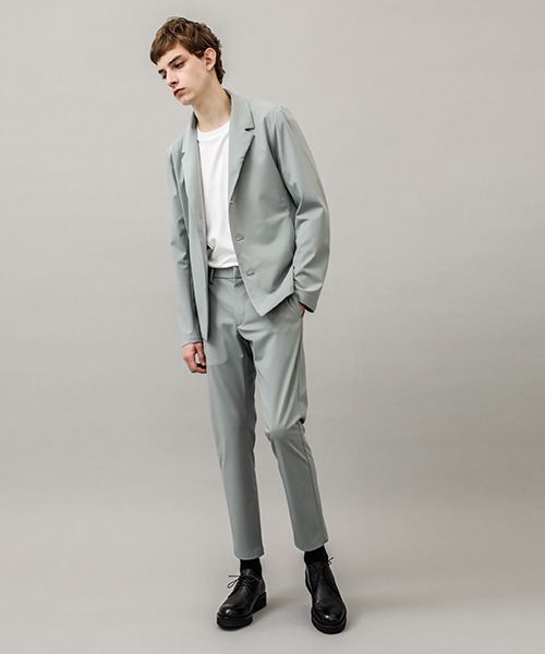 アタッチメント 日本製 ウール テーラードジャケット 3 グレー ATTACHMENT メンズ ATTACHMENT（アタッチメント）の「STUDIOUS別注 3B ジャケット