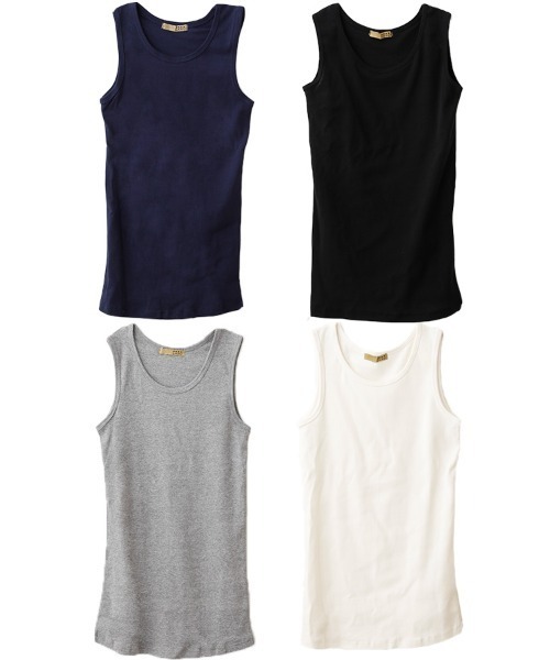 ElegChic(エレグシック)の「ベーシックタンクトップ(タンクトップ・レディース・ホワイト/ブラック/グレー/ネイビー・L/4L/XL/XXL/M)」の5枚目の写真