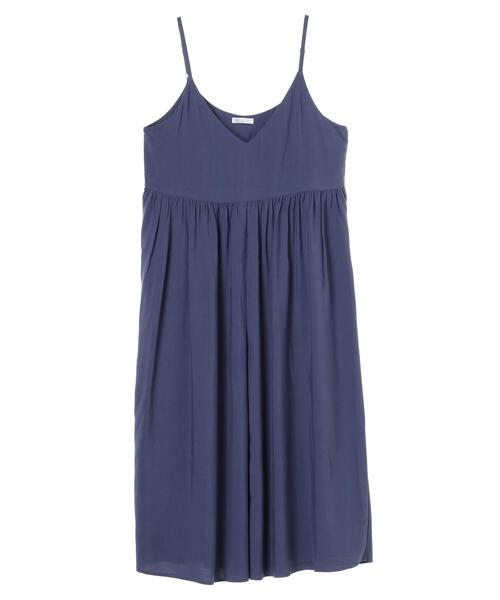 CRAFT STANDARD BOUTIQUE（クラフトスタンダードブティック）の「キャミギャザーサロペット　＊（サロペット/オーバーオール・レディース・ブラック/ブラウン/テラコッタ/ネイビー・FREE）」の11枚目の写真