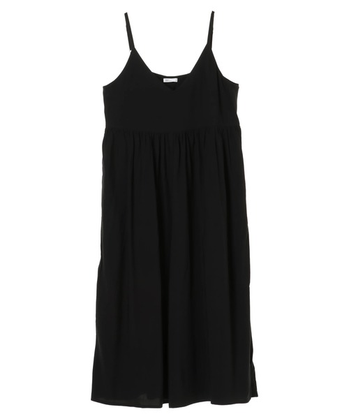 CRAFT STANDARD BOUTIQUE（クラフトスタンダードブティック）の「キャミギャザーサロペット　＊（サロペット/オーバーオール・レディース・ブラック/ブラウン/テラコッタ/ネイビー・FREE）」の9枚目の写真