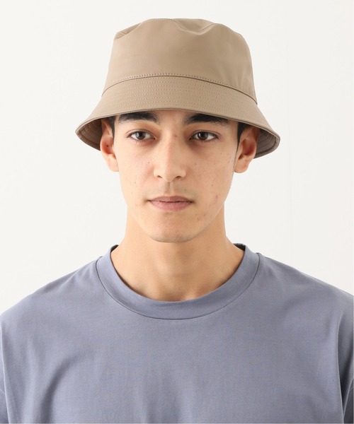 JOURNAL STANDARD relume（ジャーナルスタンダード　レリューム）の「【AGREEMENT×JOURNAL STANDARD relume】ECO LEATHER BUCKET HAT（ハット・メンズ・ブラック/ベージュ・FREE）」の11枚目の写真