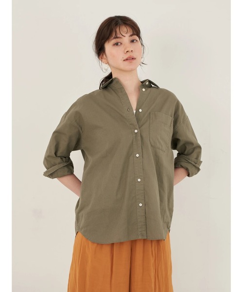 Editt by YECCA VECCA（エディットバイイェッカヴェッカ）の「2wayフレンチリネンシャツ　＊（シャツ/ブラウス・レディース・アイボリー/ライトグレー/イエロー/カーキ・FREE）」の15枚目の写真