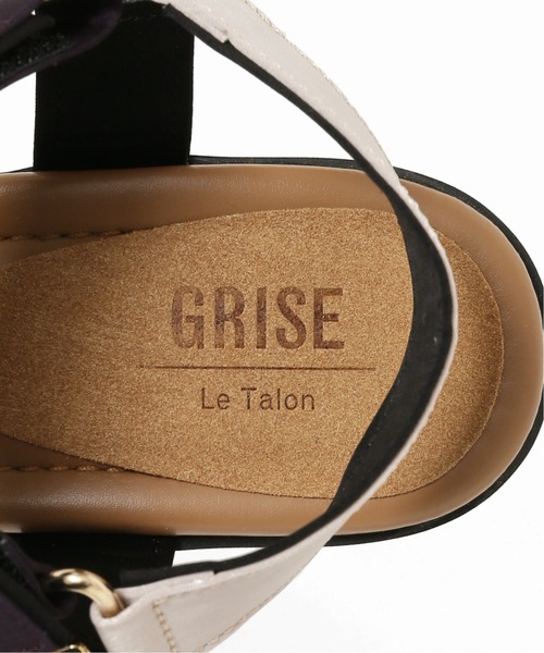 LE TALON（ルタロン）の「GRISE アツゾココンビストラップサンダル◆（サンダル・レディース・ブルー系その他/キャメル・SMALL/LARGE/MEDIUM/X-LARGE/X-SMALL）」の10枚目の写真