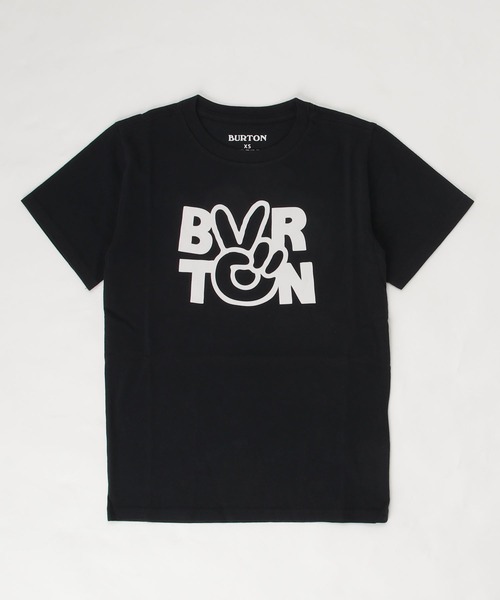 BURTON（バートン）の「KIDS オーガニックコットン 半袖 グラフィック ロゴ Tシャツ（Tシャツ/カットソー・キッズ・ブラック/オレンジ・L/M/XS/S）」の4枚目の写真