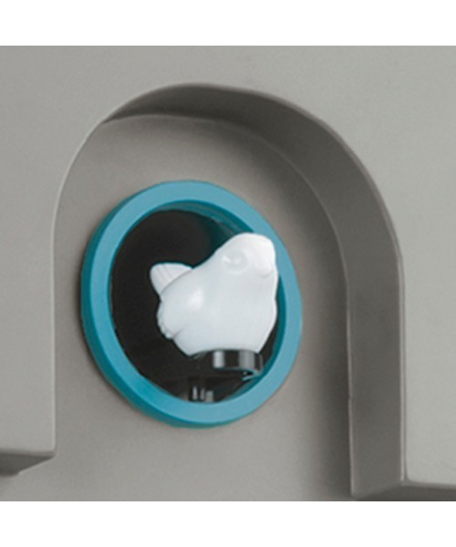 entre square（アントレスクエアー）の「fisura/カッコークロック 鳩時計　振り子時計（掛け時計・レディース・ホワイト/グレー/ミント・ONE SIZE）」の9枚目の写真