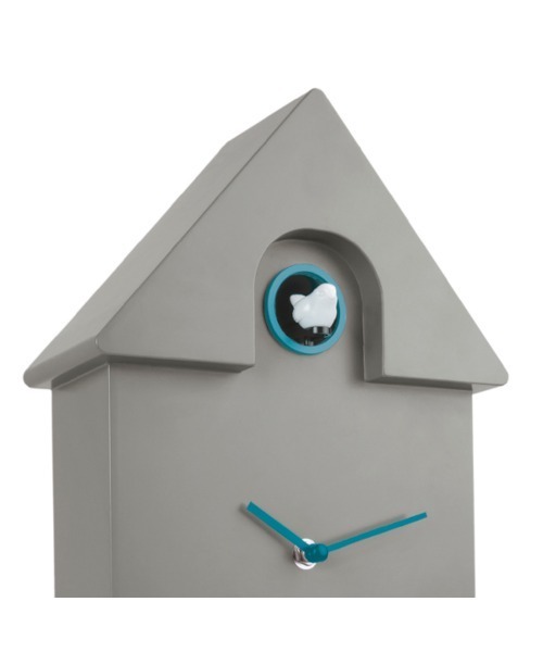 entre square（アントレスクエアー）の「fisura/カッコークロック 鳩時計　振り子時計（掛け時計・レディース・ホワイト/グレー/ミント・ONE SIZE）」の5枚目の写真