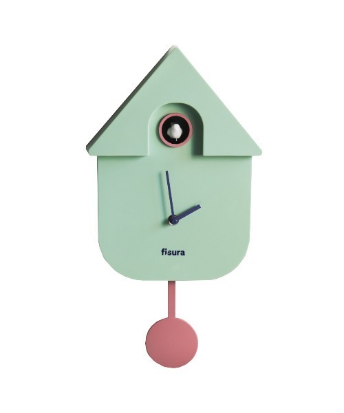 entre square（アントレスクエアー）の「fisura/カッコークロック 鳩時計　振り子時計（掛け時計・レディース・ホワイト/グレー/ミント・ONE SIZE）」の13枚目の写真