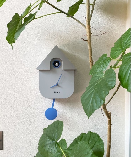 entre square（アントレスクエアー）の「fisura/カッコークロック 鳩時計　振り子時計（掛け時計・レディース・ホワイト/グレー/ミント・ONE SIZE）」の21枚目の写真