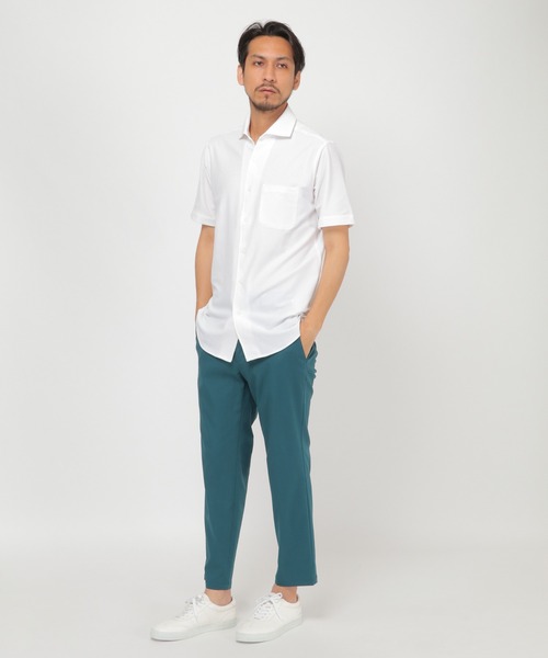 IKKA LOUNGE(イッカラウンジ)の「ALTIMA フルオープンポロ(ポロシャツ・メンズ・ネイビー/ブラウン/ホワイト・S/M/L/XL)」の6枚目の写真