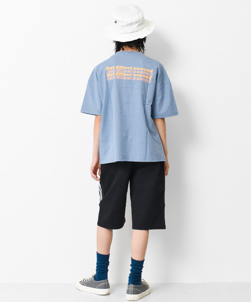 RAT EFFECT（ラットエフェクト）の「バックネオンロゴプリントビッグTシャツ（Tシャツ/カットソー・キッズ・チャコールグレー/ライトブルー/ブラック/オフホワイト/ライトグレー・150/130/160/140/120）」の13枚目の写真