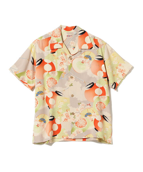 SUN SURF(サンサーフ)の「SUN SURF / LANTERN PROCESSION ハワイアンシャツ<MEN>(シャツ/ブラウス・メンズ・ベージュ・MEDIUM/LARGE/X-LARGE)」の2枚目の写真