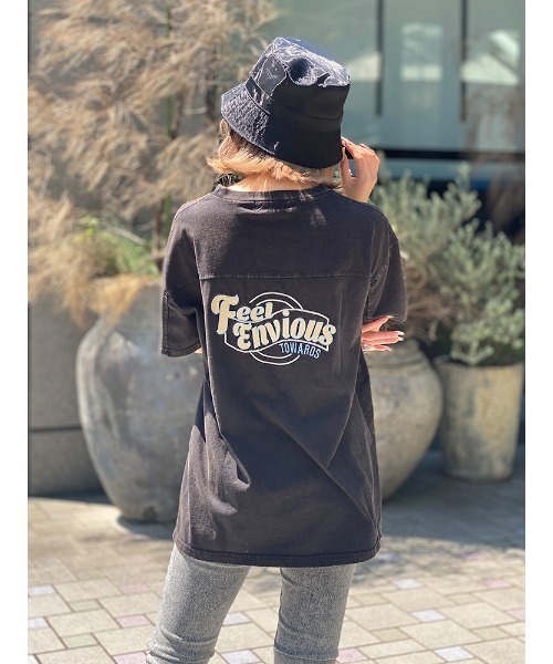 セール ケミカルウォッシュロゴｔ ｓｈ Tシャツ カットソー Envym アンビー のファッション通販 Zozotown