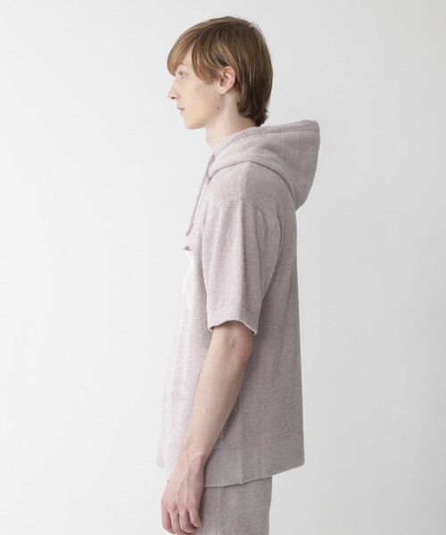 BLACK LABEL CRESTBRIDGE（ブラックレーベル・クレストブリッジ）の「【BLACK lab.】リラックスモールフーディー（ルームウェア/パジャマ・メンズ・ピンク系その他/ライトグレー/ネイビー・M/L）」の9枚目の写真