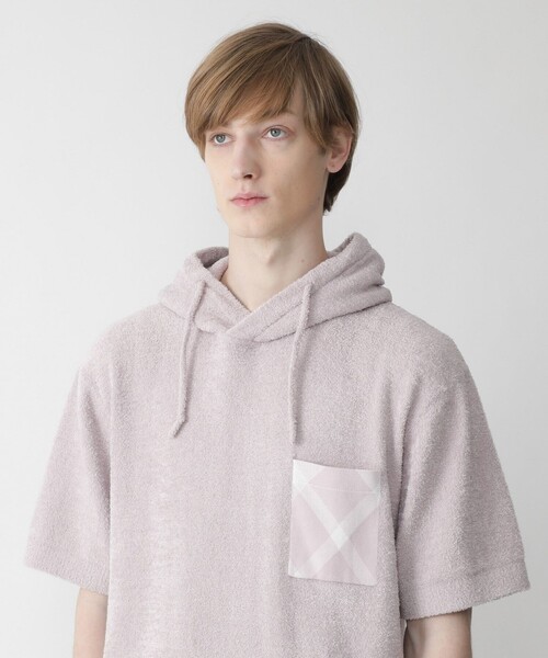 BLACK LABEL CRESTBRIDGE（ブラックレーベル・クレストブリッジ）の「【BLACK lab.】リラックスモールフーディー（ルームウェア/パジャマ・メンズ・ピンク系その他/ライトグレー/ネイビー・M/L）」の11枚目の写真