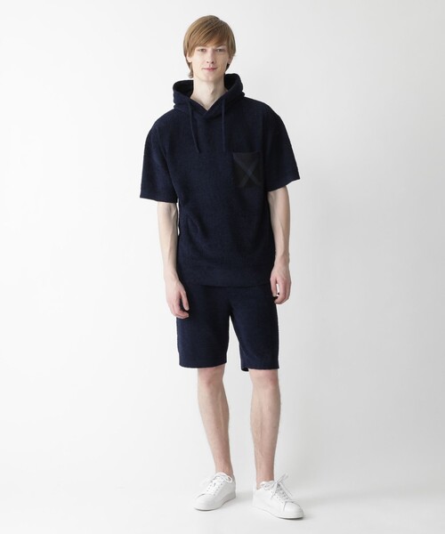 BLACK LABEL CRESTBRIDGE（ブラックレーベル・クレストブリッジ）の「【BLACK lab.】リラックスモールフーディー（ルームウェア/パジャマ・メンズ・ピンク系その他/ライトグレー/ネイビー・M/L）」の17枚目の写真