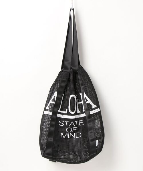 Kahiko(カヒコ)の「【Kahiko】アロハメッシュ2WAYエコリュック&トート(バックパック/リュック・レディース・ホワイト/ブラック/ピンク/ブルー・FREE)」の3枚目の写真