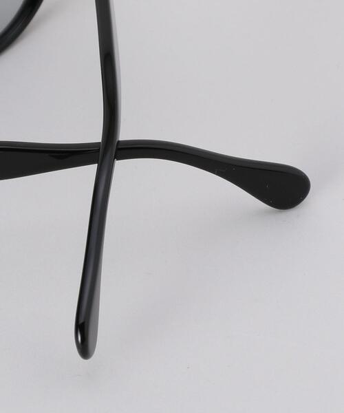 H　BEAUTY&YOUTH UNITED ARROWS（エイチビューティーアンドユースユナイテッドアローズ）の「＜JULIUS TART OPTICAL＞HAROLD43/アイウェア.（メガネ・メンズ・ブラック/ワインレッド・FREE）」の7枚目の写真