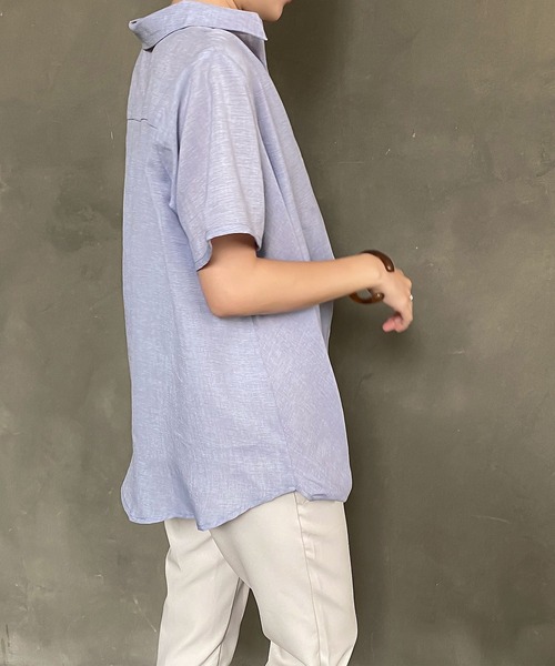 KOBE LETTUCE(コウベレタス)の「ゆったりカシュクールシャツ(シャツ/ブラウス・レディース・オフホワイト/ピンク/ライトベージュ/モカ/ブラック/ブルー系その他・FREE)」の15枚目の写真