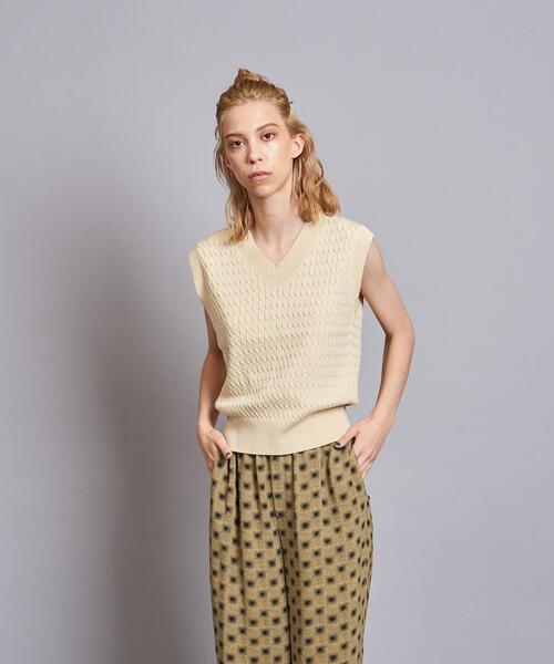 ベスト ＜Steven Alan＞MELANGE VEST/ベスト★ Steven Alan（スティーブンアラン）の「＜Steven Alan＞MELANGE