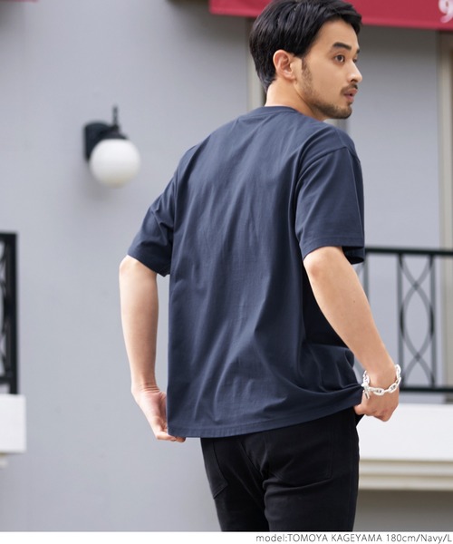 coca(coca)(コカ)の「シルキータッチメンズクルーネックポケTシャツ(Tシャツ/カットソー・メンズ・カーキ/ブラック/ネイビー/ホワイト・XL/L/M/S)」の21枚目の写真