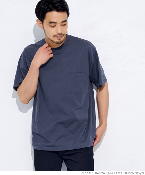 coca(coca)(コカ)の「シルキータッチメンズクルーネックポケTシャツ(Tシャツ/カットソー・メンズ・カーキ/ブラック/ネイビー/ホワイト・XL/L/M/S)」の22枚目の写真