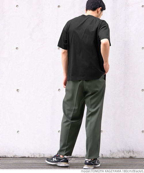 coca(coca)(コカ)の「シルキータッチメンズクルーネックポケTシャツ(Tシャツ/カットソー・メンズ・カーキ/ブラック/ネイビー/ホワイト・XL/L/M/S)」の14枚目の写真