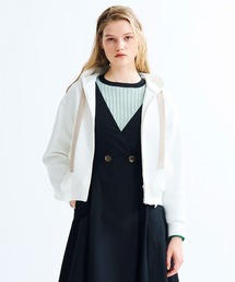 LANVIN en Bleu（ランバンオンブルー）の「ダンボールフリルパーカー