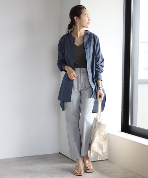 each（イーチ）の「2wayカップポケット付きコットンモダールタンクトップ（タンクトップ・レディース・ブラック/ホワイト/チャコールグレー・FREE）」の11枚目の写真