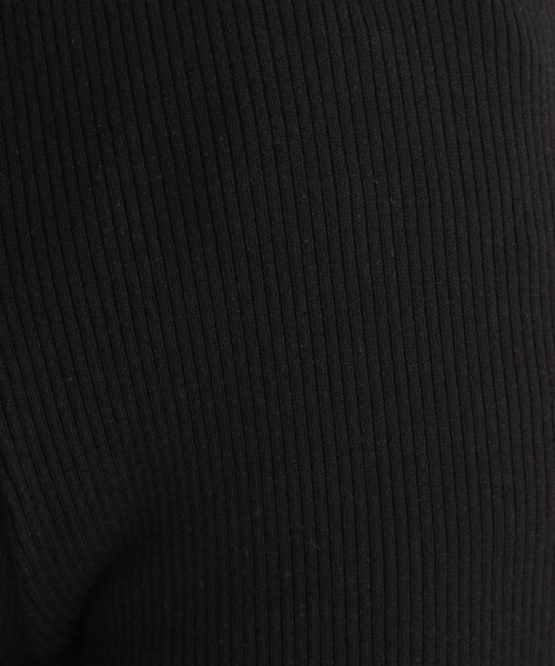 Andemiu（アンデミュウ）の「リブニットパンツ214880（その他パンツ・レディース・ブラック/アイボリー/モカ・FREE）」の17枚目の写真