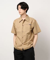 Branchworks | 【Branchworks】二重織りサテンストレッチ別注生地 オープンシャツ(シャツ/ブラウス)