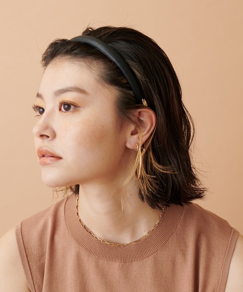 PAPILLONNER(パピヨネ)の「【PAPILLONNER/パピヨネ】カチューシャ(カチューシャ・レディース・キャメル/ブラック・FREE)」の7枚目の写真