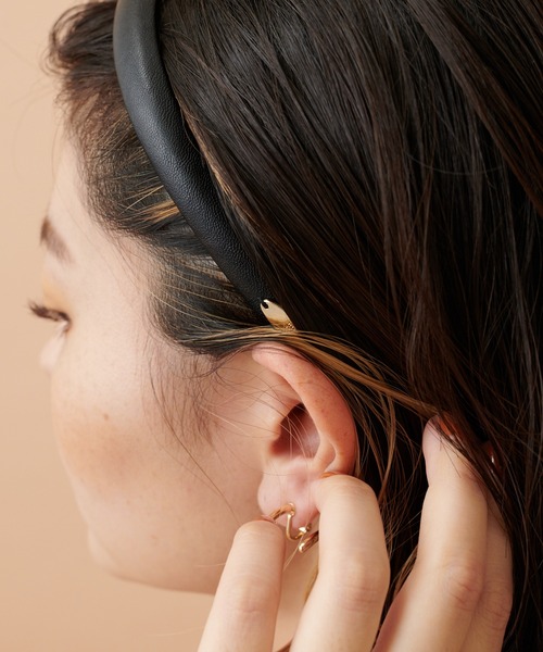 PAPILLONNER(パピヨネ)の「【PAPILLONNER/パピヨネ】カチューシャ(カチューシャ・レディース・キャメル/ブラック・FREE)」の9枚目の写真