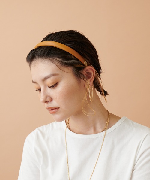 PAPILLONNER(パピヨネ)の「【PAPILLONNER/パピヨネ】カチューシャ(カチューシャ・レディース・キャメル/ブラック・FREE)」の11枚目の写真